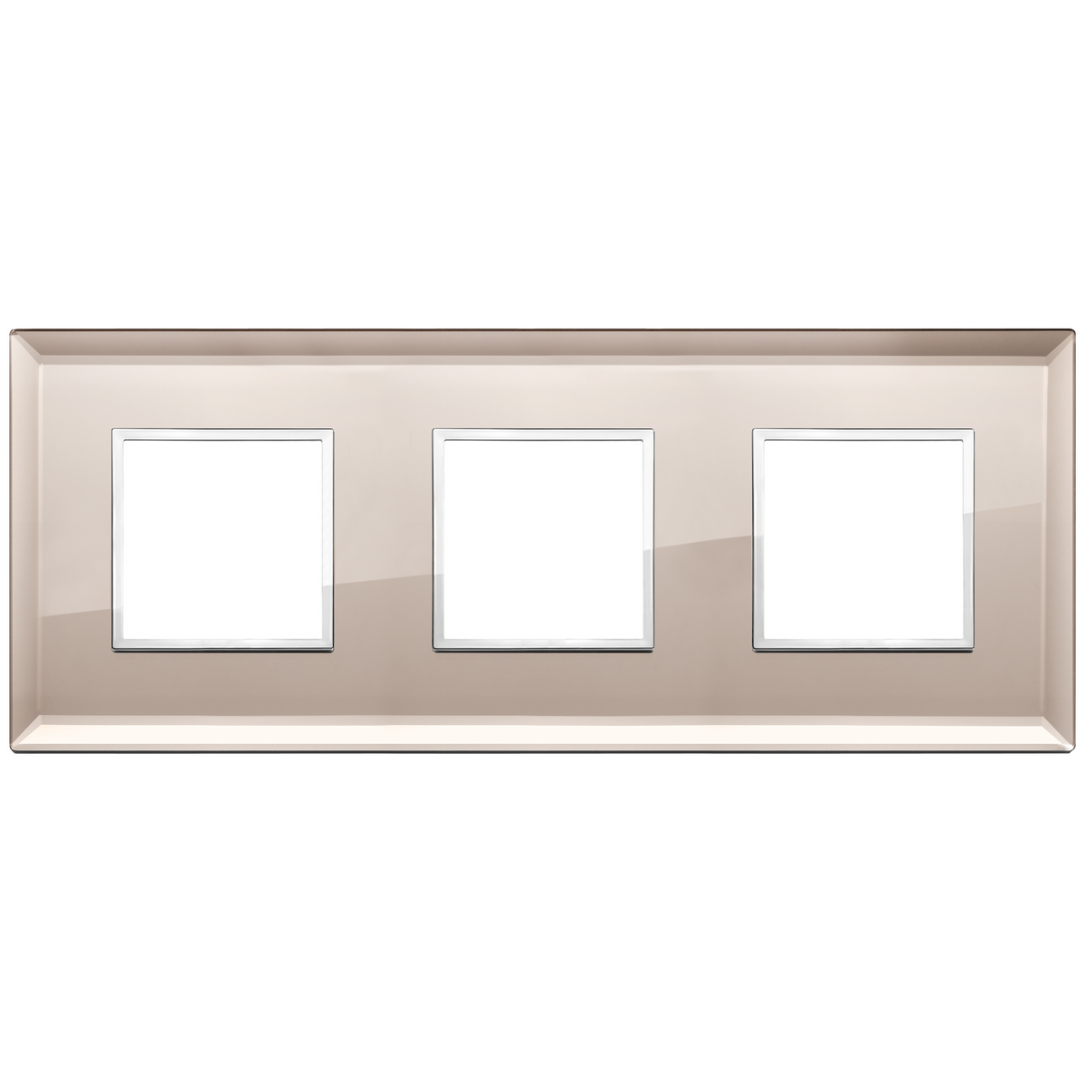 Vimar Eikon EVO 6-Module Cover Plate, 2+2+2 Layout, 71mm Centers — Quality Boat Parts
