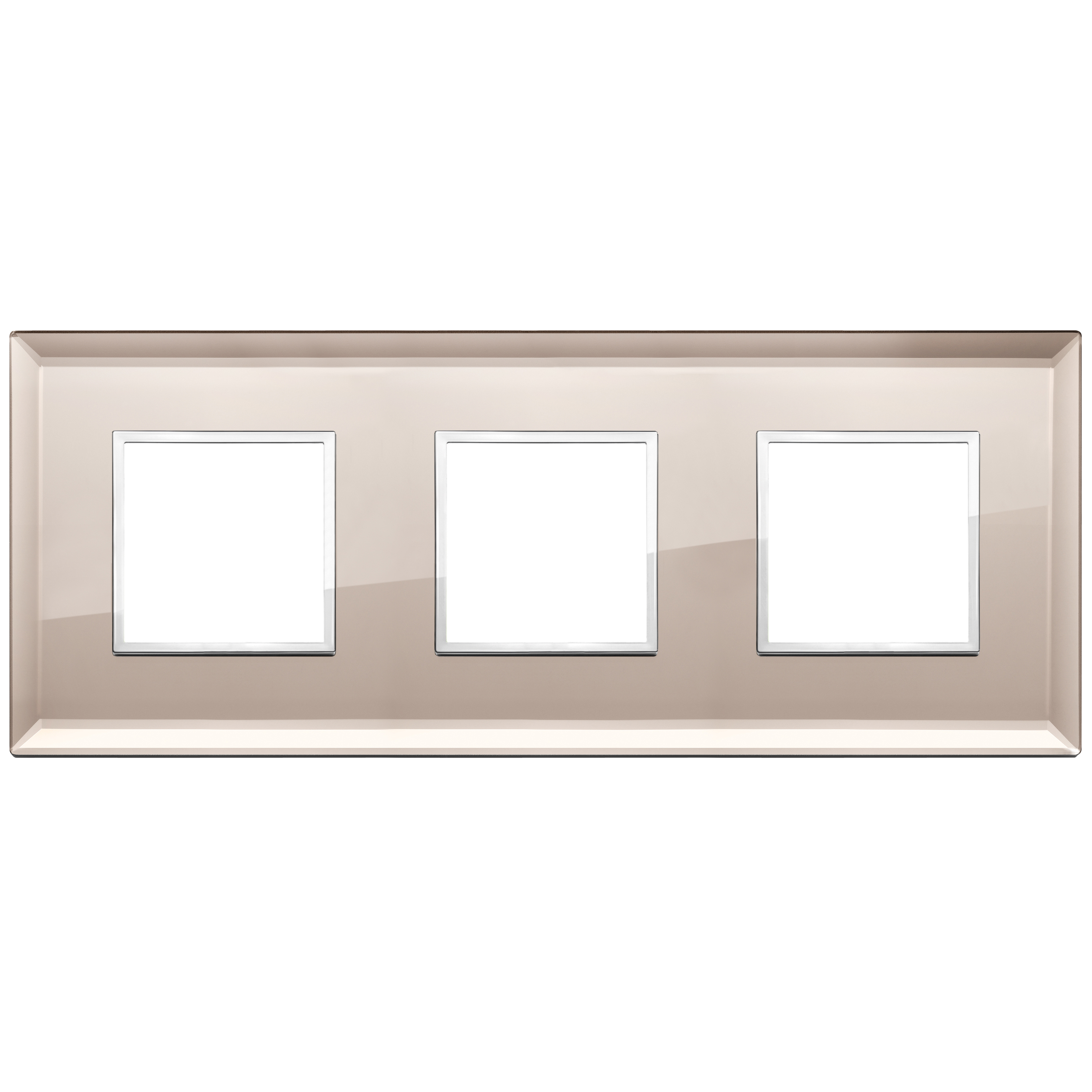 Vimar Eikon EVO 6-Module Cover Plate, 2+2+2 Layout, 71mm Centers — Quality Boat Parts