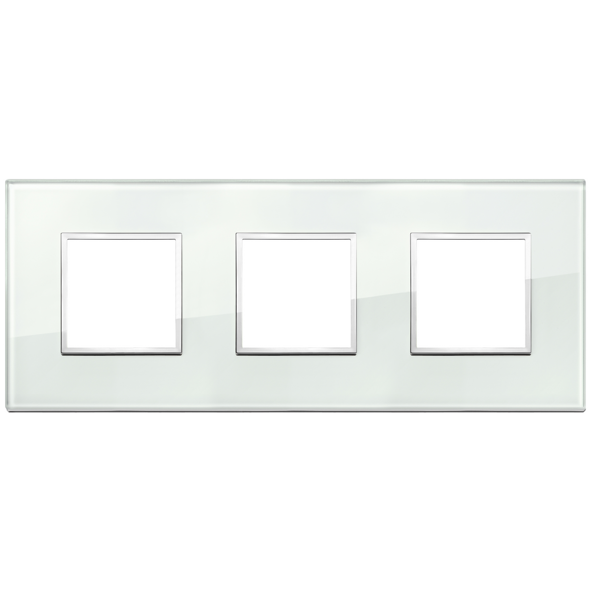 Vimar Eikon EVO 6-Module Cover Plate, 2+2+2 Layout, 71mm Centers — Quality Boat Parts