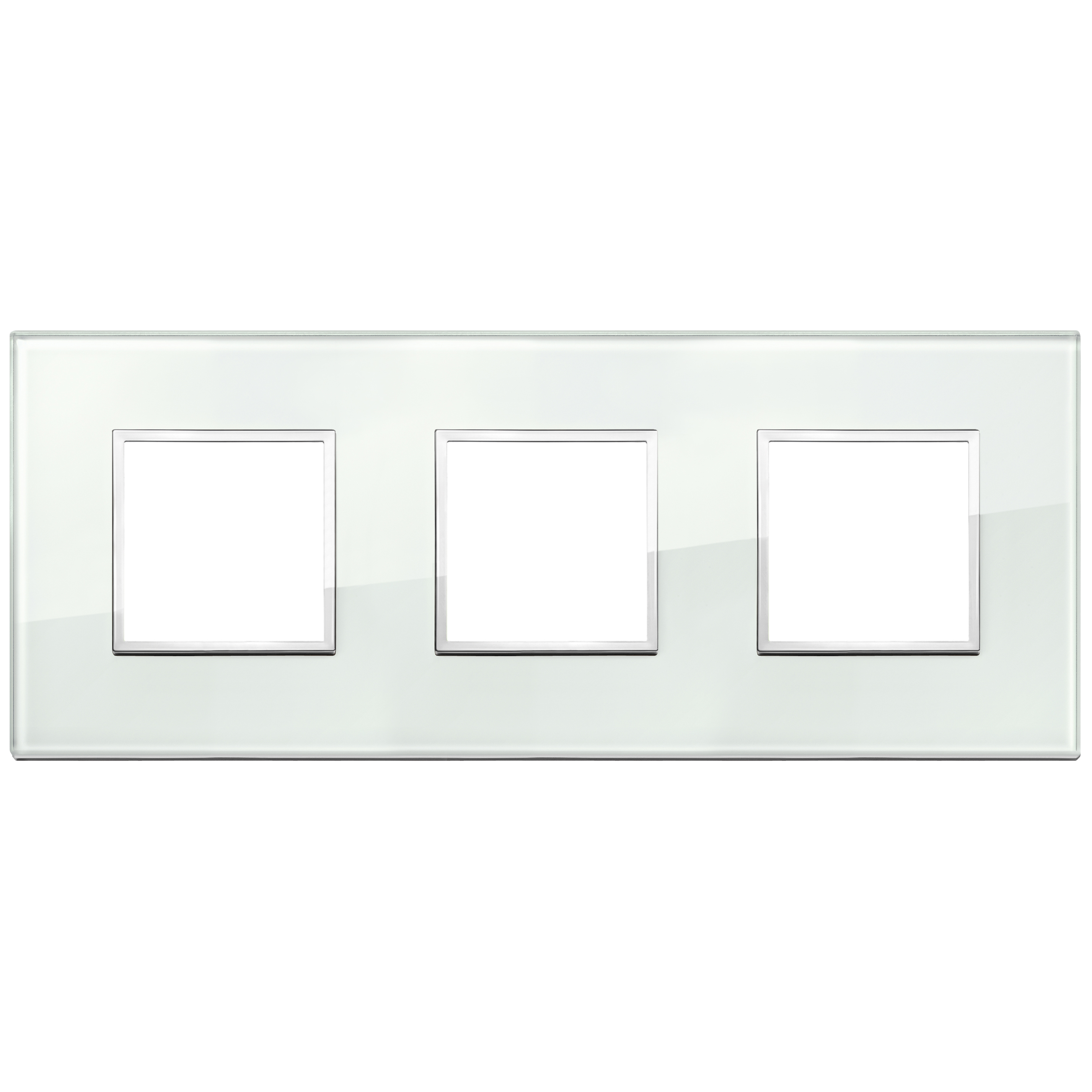 Vimar Eikon EVO 6-Module Cover Plate, 2+2+2 Layout, 71mm Centers — Quality Boat Parts