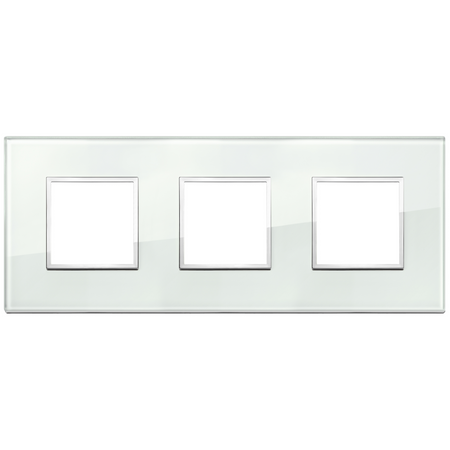 Vimar Eikon EVO 6-Module Cover Plate, 2+2+2 Layout, 71mm Centers — Quality Boat Parts