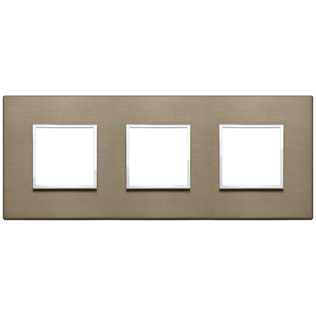 Vimar Eikon EVO 6-Module Cover Plate, 2+2+2 Layout, 71mm Centers — Quality Boat Parts