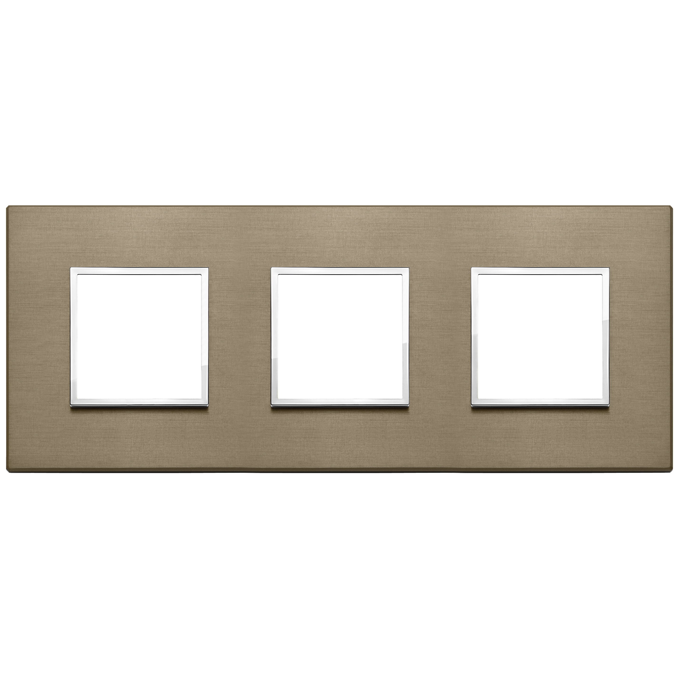 Vimar Eikon EVO 6-Module Cover Plate, 2+2+2 Layout, 71mm Centers — Quality Boat Parts