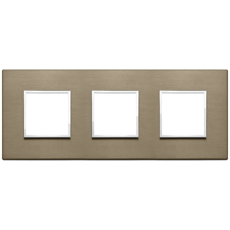 Vimar Eikon EVO 6-Module Cover Plate, 2+2+2 Layout, 71mm Centers — Quality Boat Parts