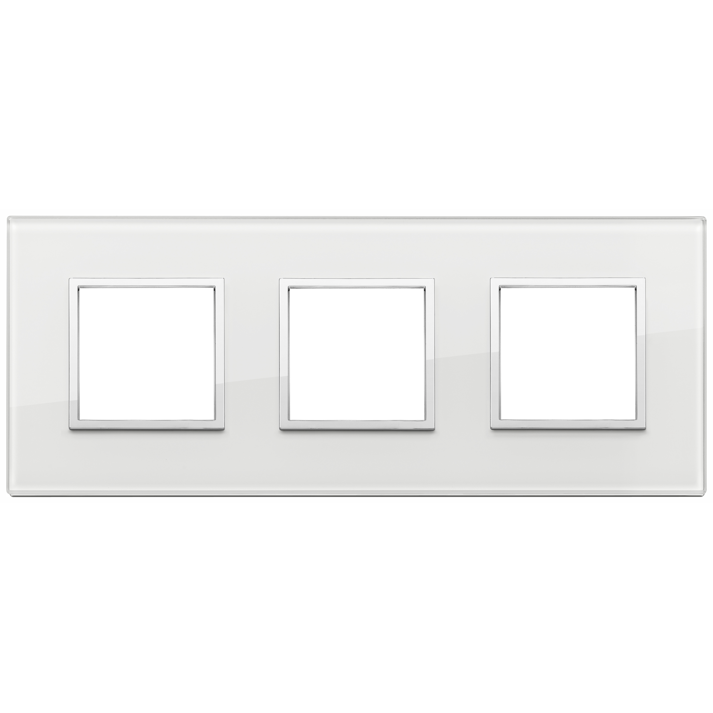 Vimar Eikon EVO 6-Module Cover Plate, 2+2+2 Layout, 71mm Centers — Quality Boat Parts