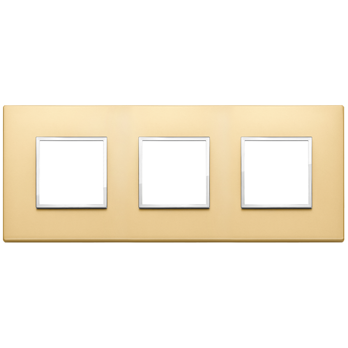 Vimar Eikon EVO 6-Module Cover Plate, 2+2+2 Layout, 71mm Centers — Quality Boat Parts