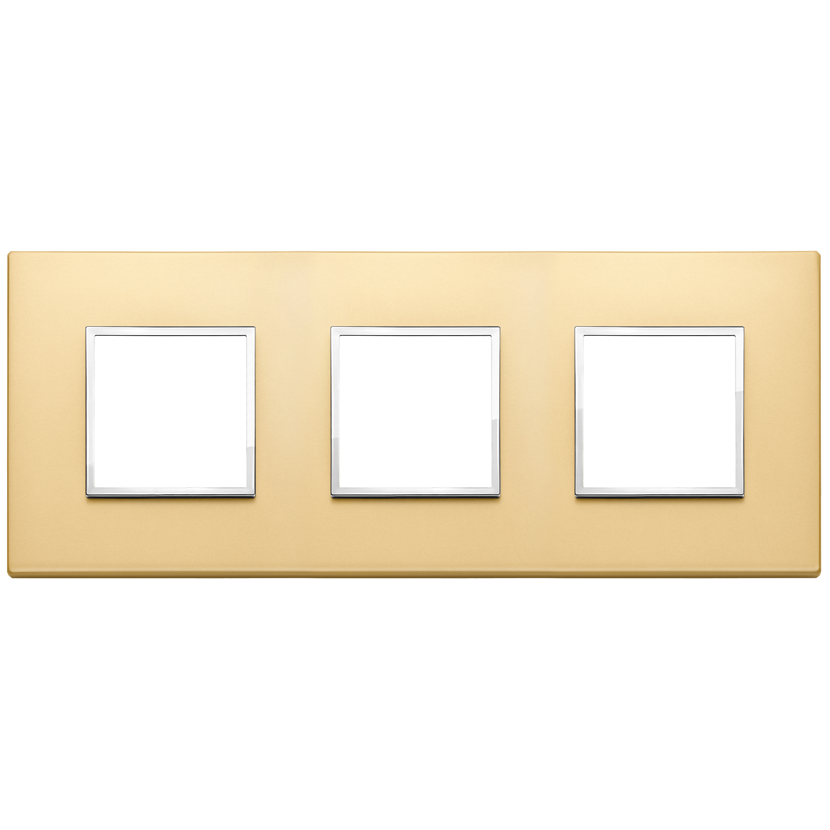 Vimar Eikon EVO 6-Module Cover Plate, 2+2+2 Layout, 71mm Centers — Quality Boat Parts