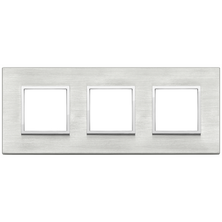Vimar Eikon EVO 6-Module Cover Plate, 2+2+2 Layout, 71mm Centers — Quality Boat Parts