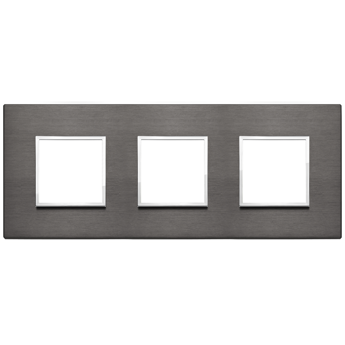 Vimar Eikon EVO 6-Module Cover Plate, 2+2+2 Layout, 71mm Centers — Quality Boat Parts