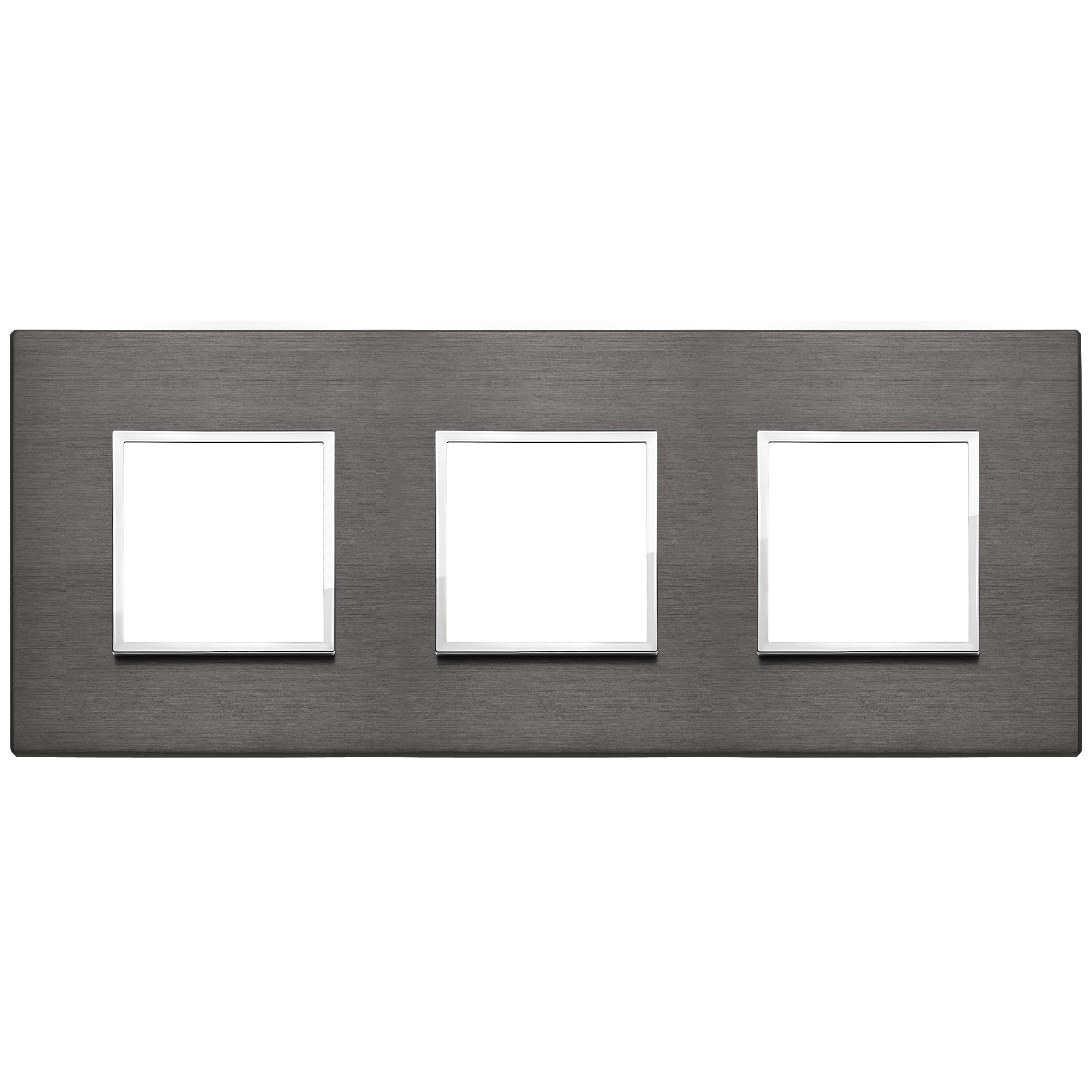 Vimar Eikon EVO 6-Module Cover Plate, 2+2+2 Layout, 71mm Centers — Quality Boat Parts