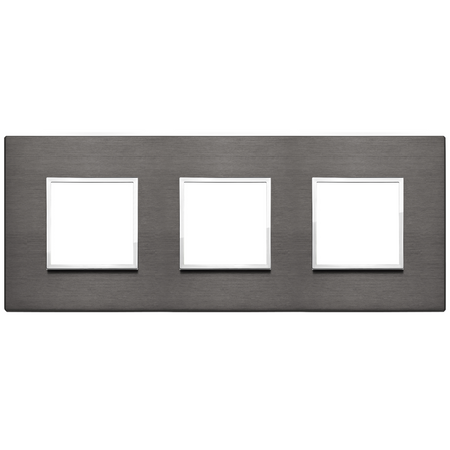 Vimar Eikon EVO 6-Module Cover Plate, 2+2+2 Layout, 71mm Centers — Quality Boat Parts
