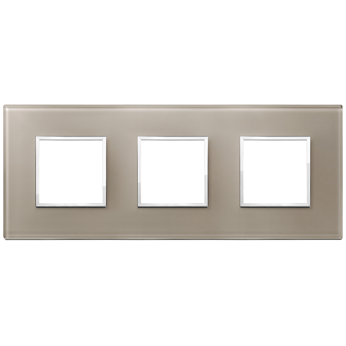 Vimar Eikon EVO 6-Module Cover Plate, 2+2+2 Layout, 71mm Centers — Quality Boat Parts