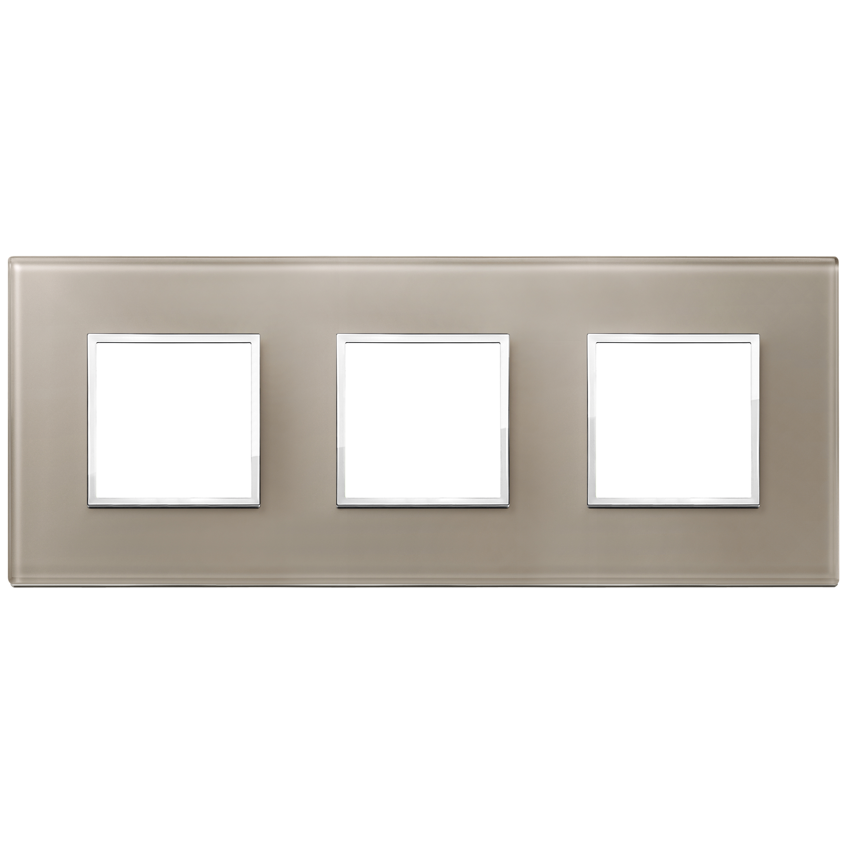 Vimar Eikon EVO 6-Module Cover Plate, 2+2+2 Layout, 71mm Centers — Quality Boat Parts