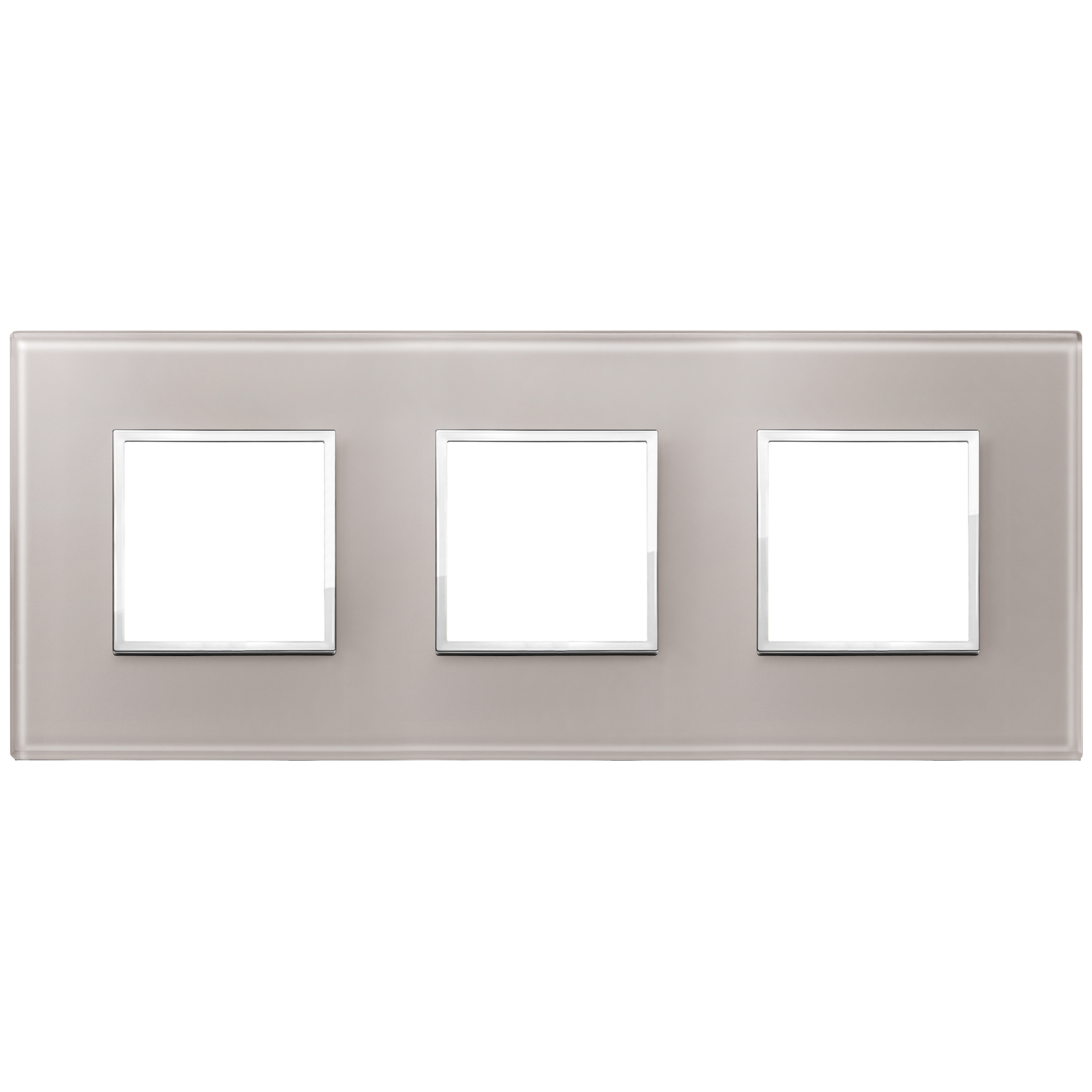 Vimar Eikon EVO 6-Module Cover Plate, 2+2+2 Layout, 71mm Centers — Quality Boat Parts