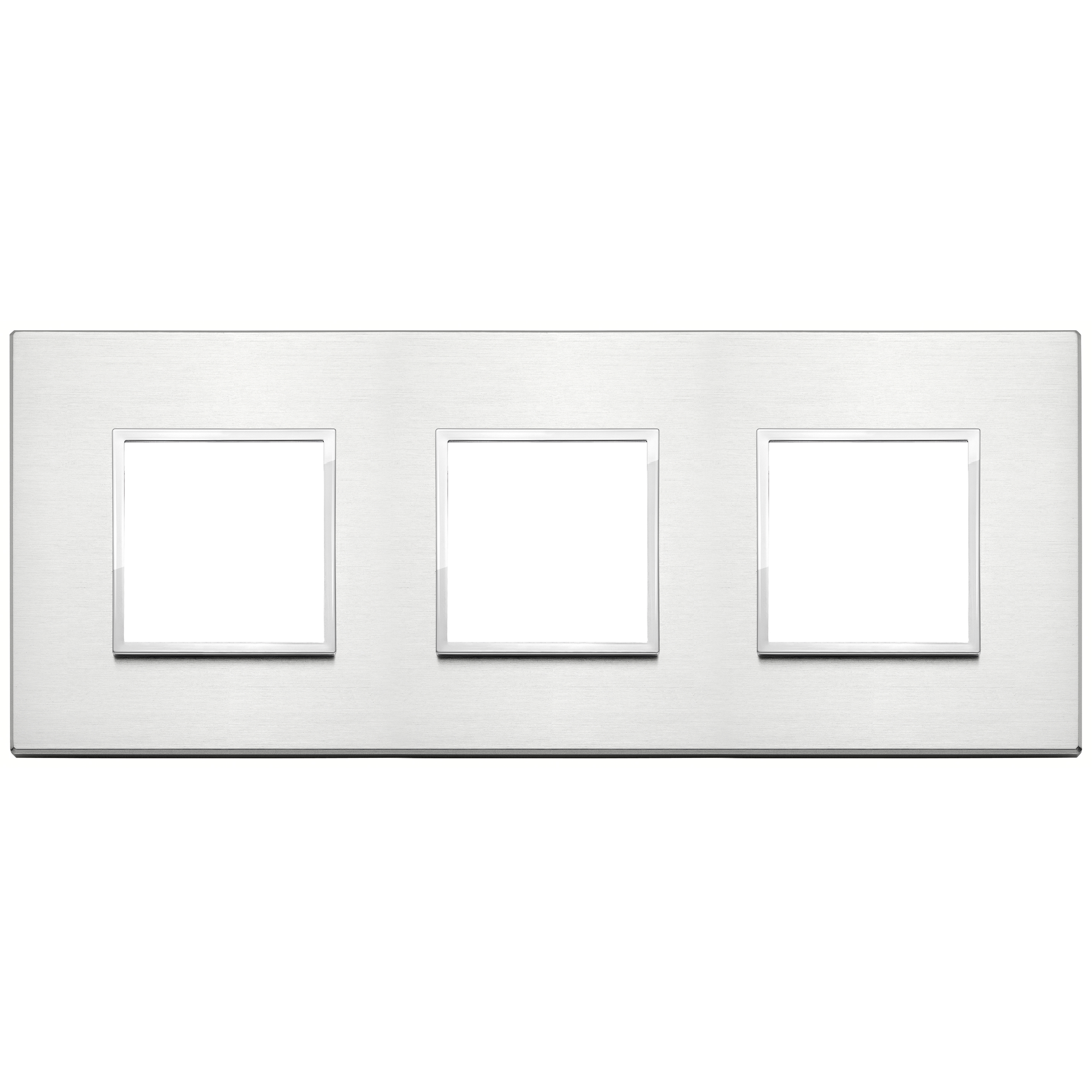 Vimar Eikon EVO 6-Module Cover Plate, 2+2+2 Layout, 71mm Centers — Quality Boat Parts