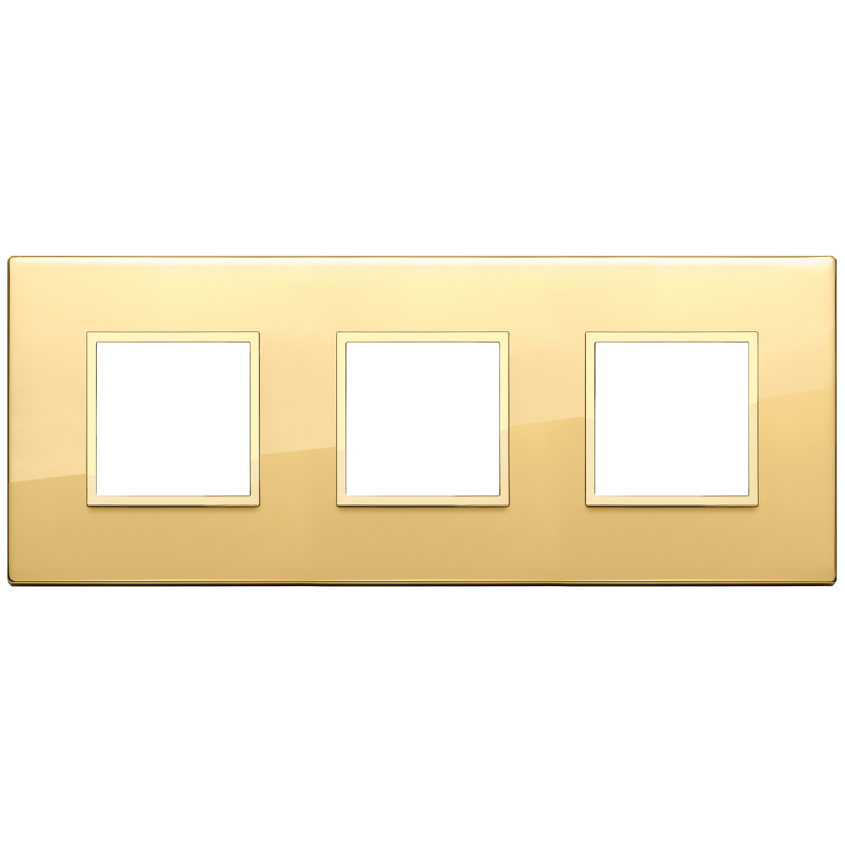 Vimar Eikon EVO 6-Module Cover Plate, 2+2+2 Layout, 71mm Centers — Quality Boat Parts