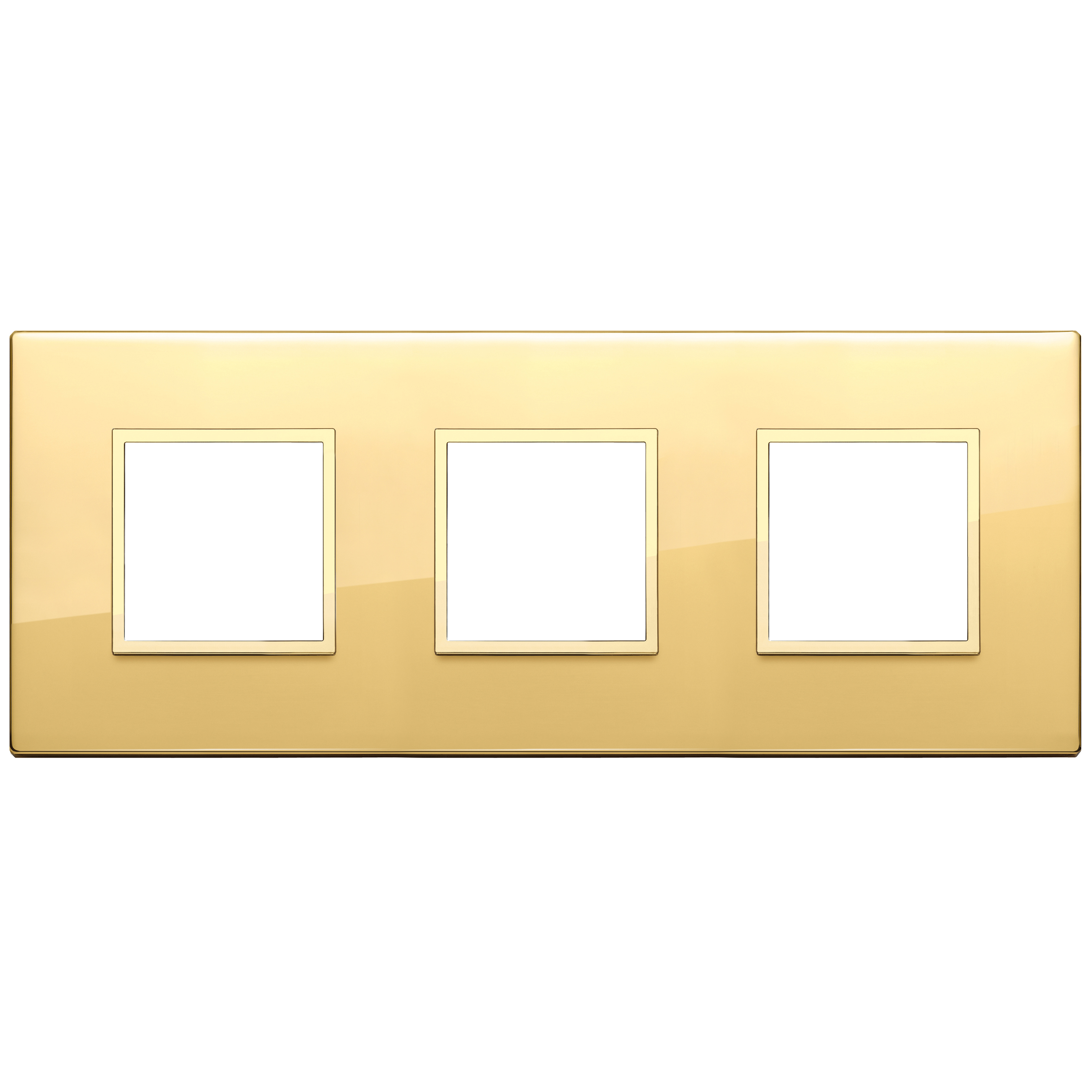 Vimar Eikon EVO 6-Module Cover Plate, 2+2+2 Layout, 71mm Centers — Quality Boat Parts