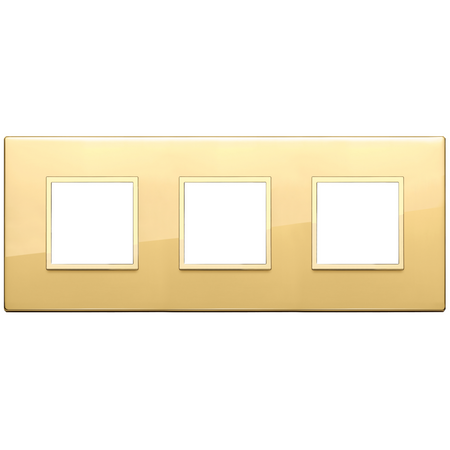 Vimar Eikon EVO 6-Module Cover Plate, 2+2+2 Layout, 71mm Centers — Quality Boat Parts