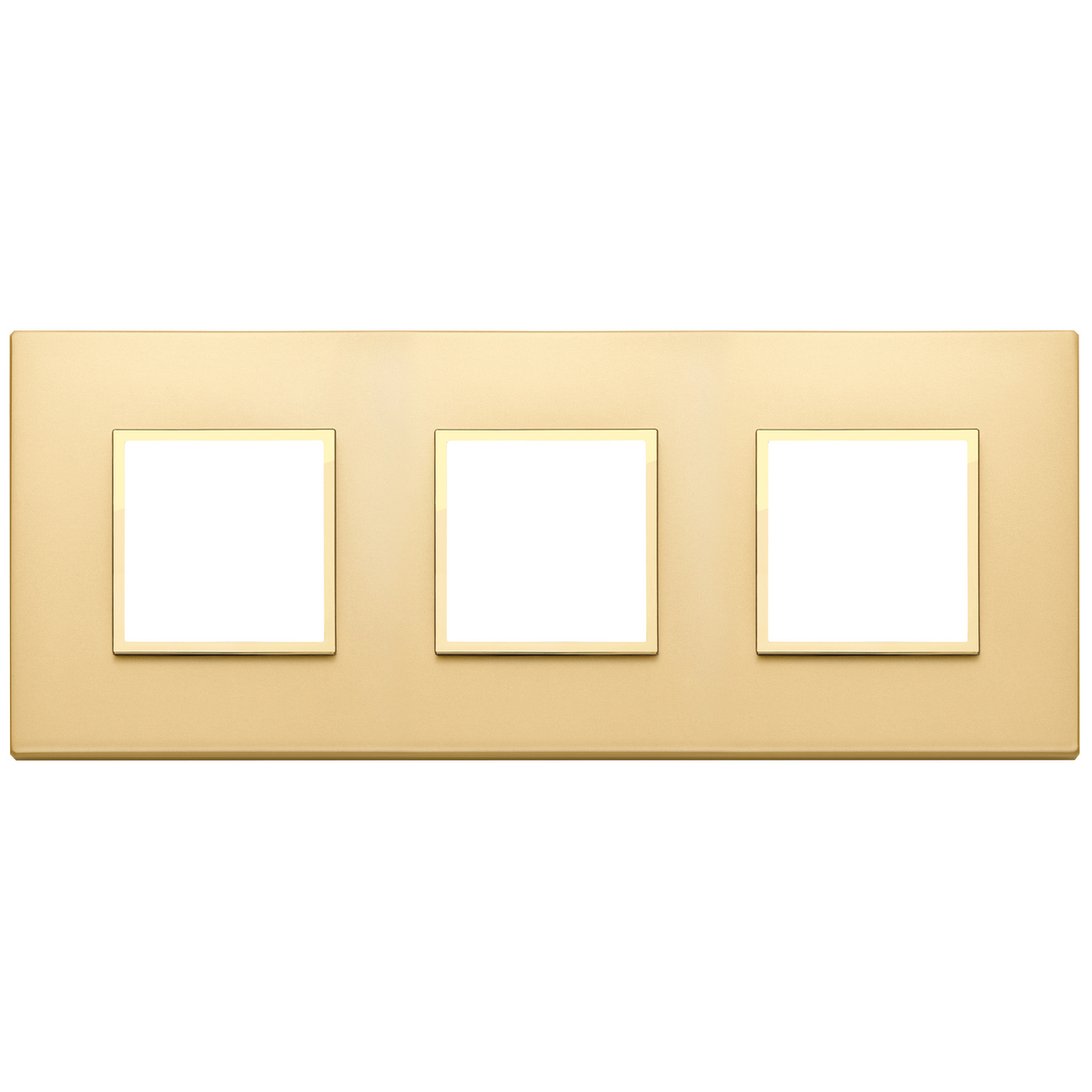 Vimar Eikon EVO 6-Module Cover Plate, 2+2+2 Layout, 71mm Centers — Quality Boat Parts
