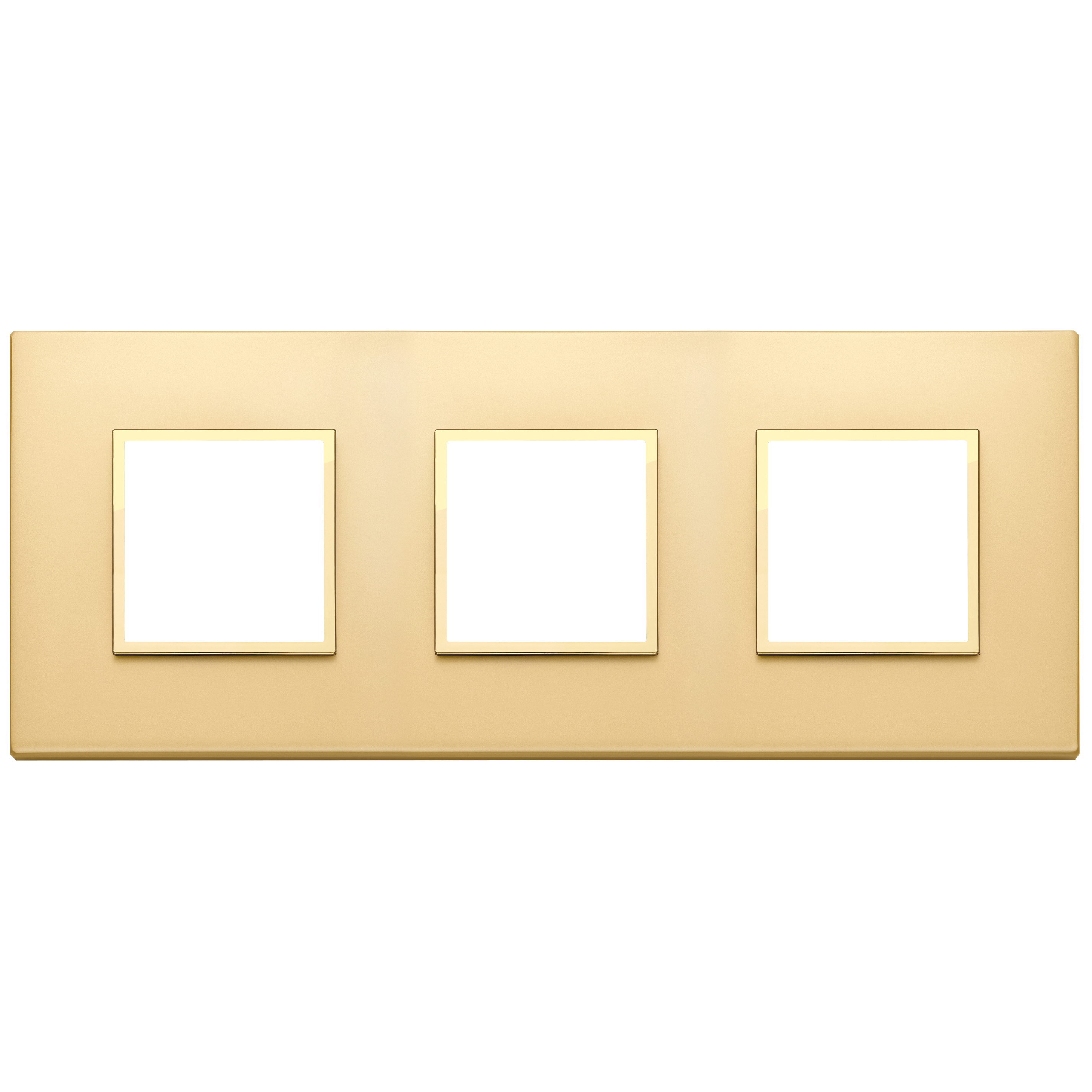 Vimar Eikon EVO 6-Module Cover Plate, 2+2+2 Layout, 71mm Centers — Quality Boat Parts