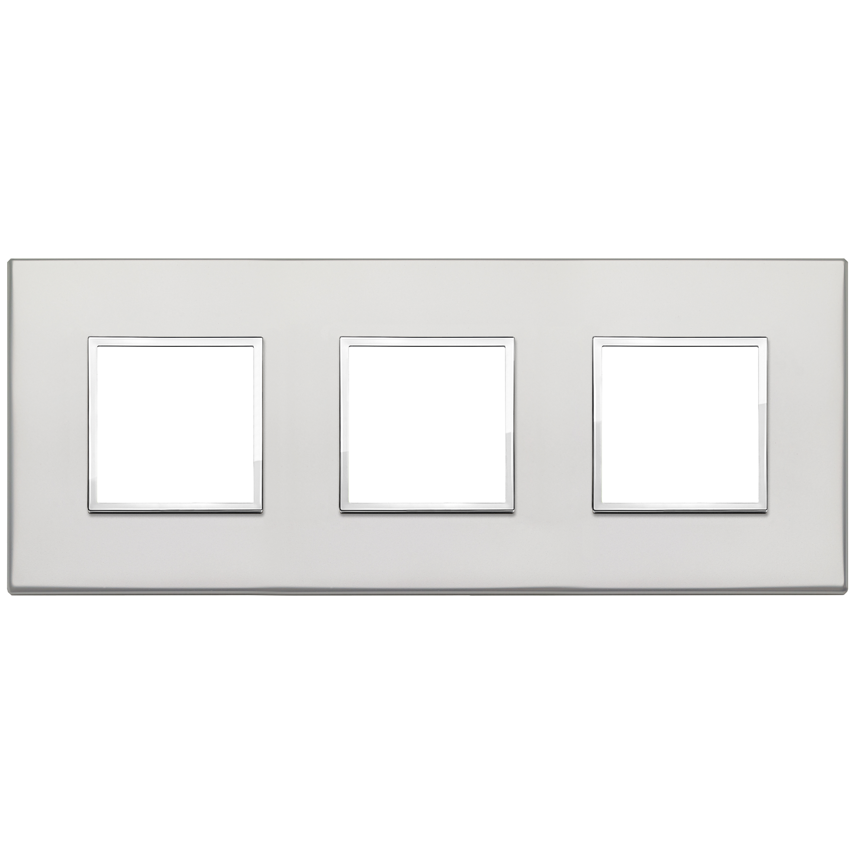 Vimar Eikon EVO 6-Module Cover Plate, 2+2+2 Layout, 71mm Centers — Quality Boat Parts