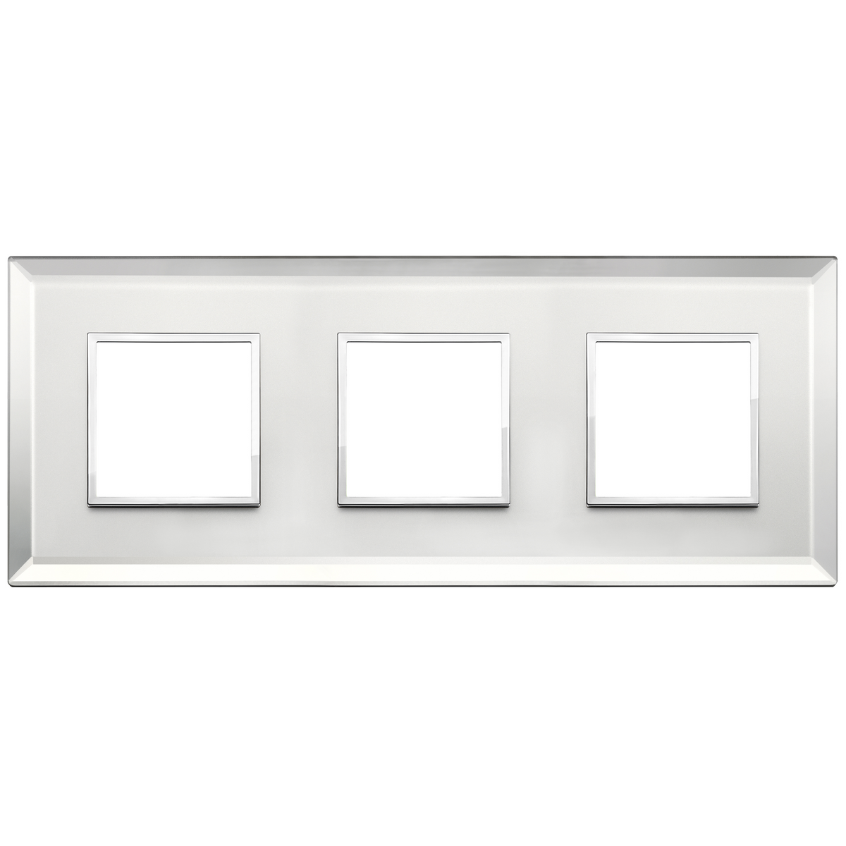 Vimar Eikon EVO 6-Module Cover Plate, 2+2+2 Layout, 71mm Centers — Quality Boat Parts