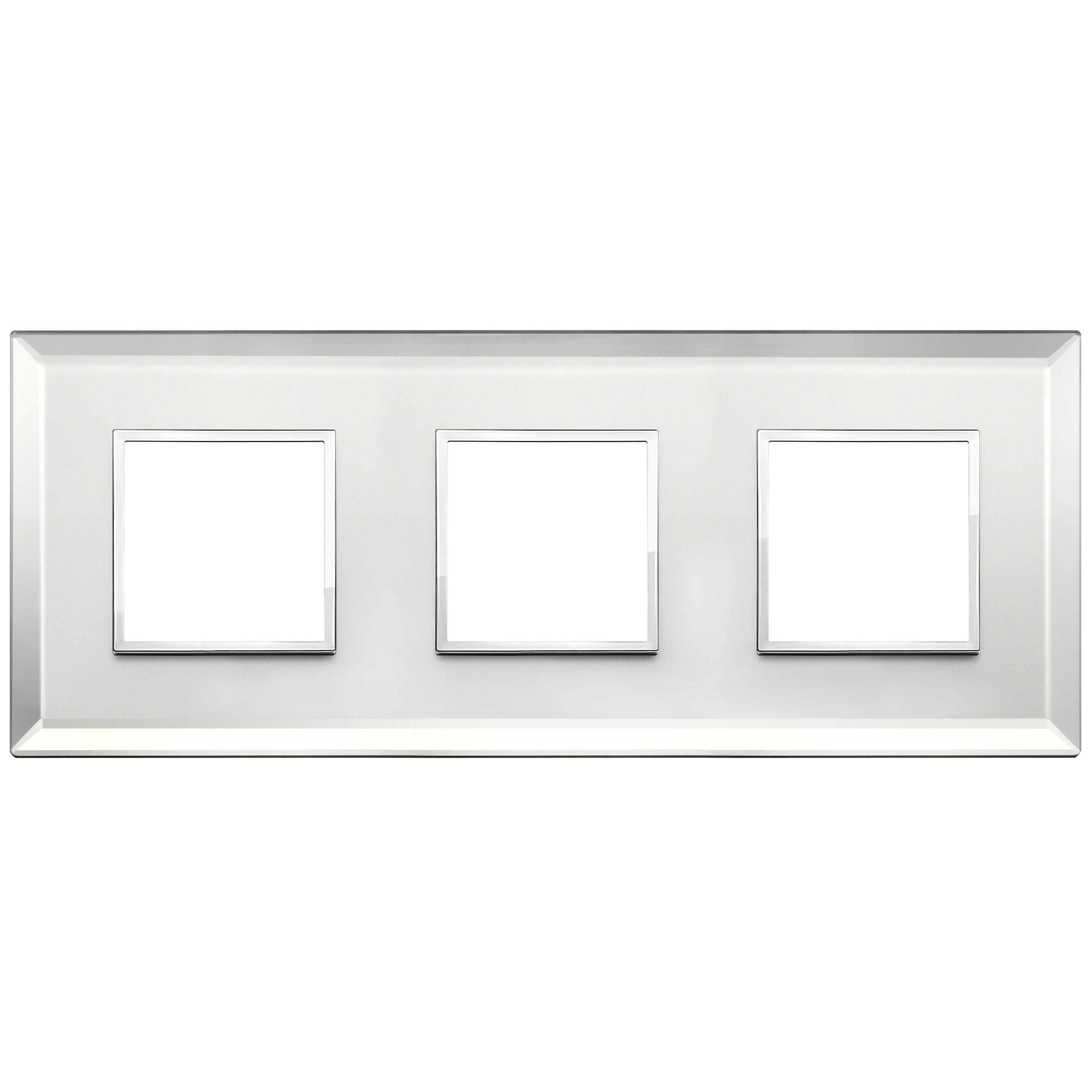 Vimar Eikon EVO 6-Module Cover Plate, 2+2+2 Layout, 71mm Centers — Quality Boat Parts