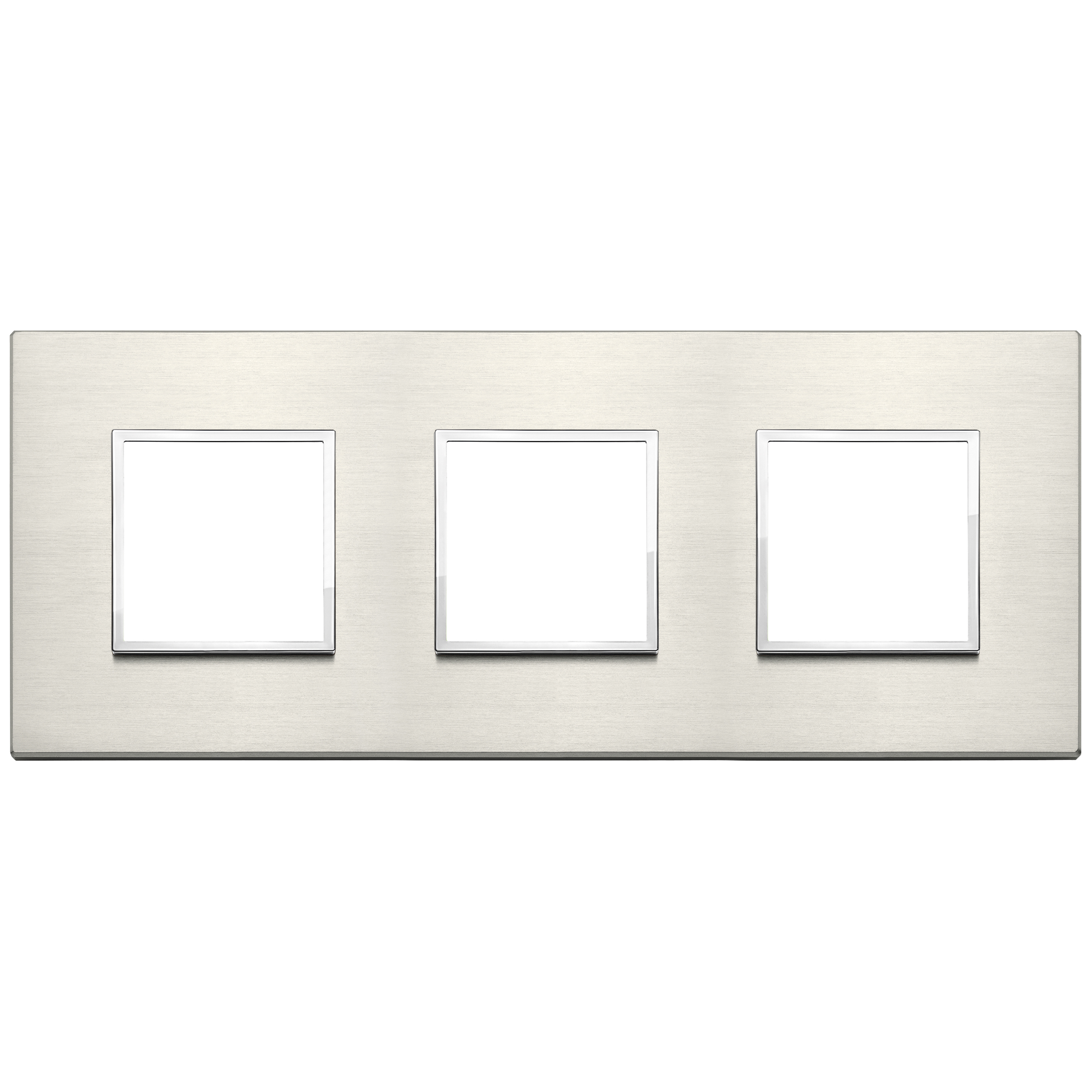 Vimar Eikon EVO 6-Module Cover Plate, 2+2+2 Layout, 71mm Centers — Quality Boat Parts