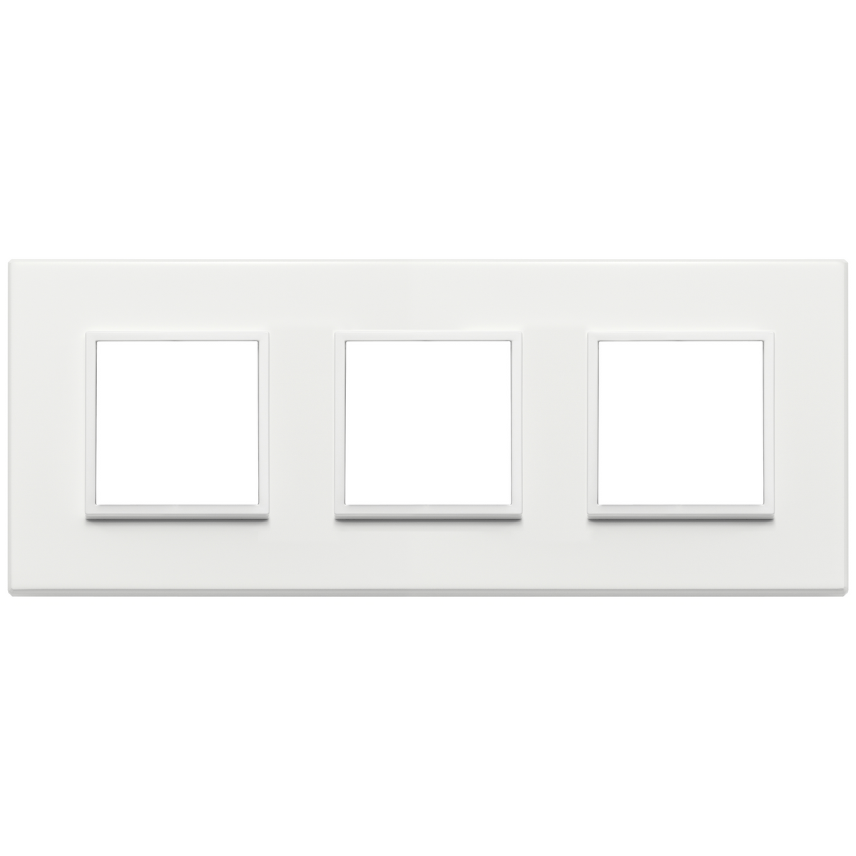 Vimar Eikon EVO 6-Module Cover Plate, 2+2+2 Layout, 71mm Centers — Quality Boat Parts