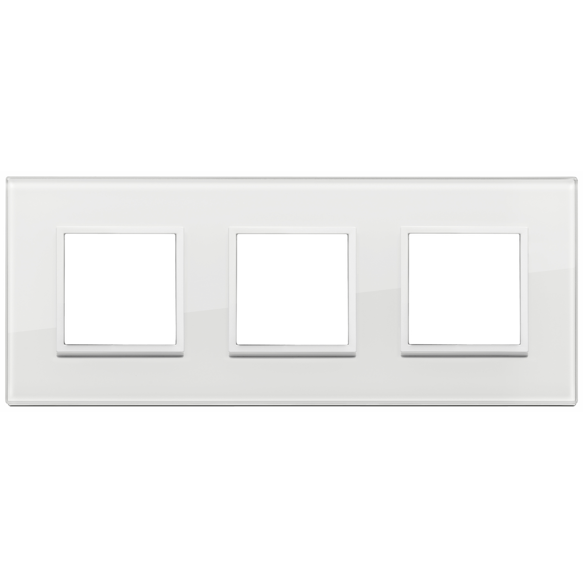 Vimar Eikon EVO 6-Module Cover Plate, 2+2+2 Layout, 71mm Centers — Quality Boat Parts