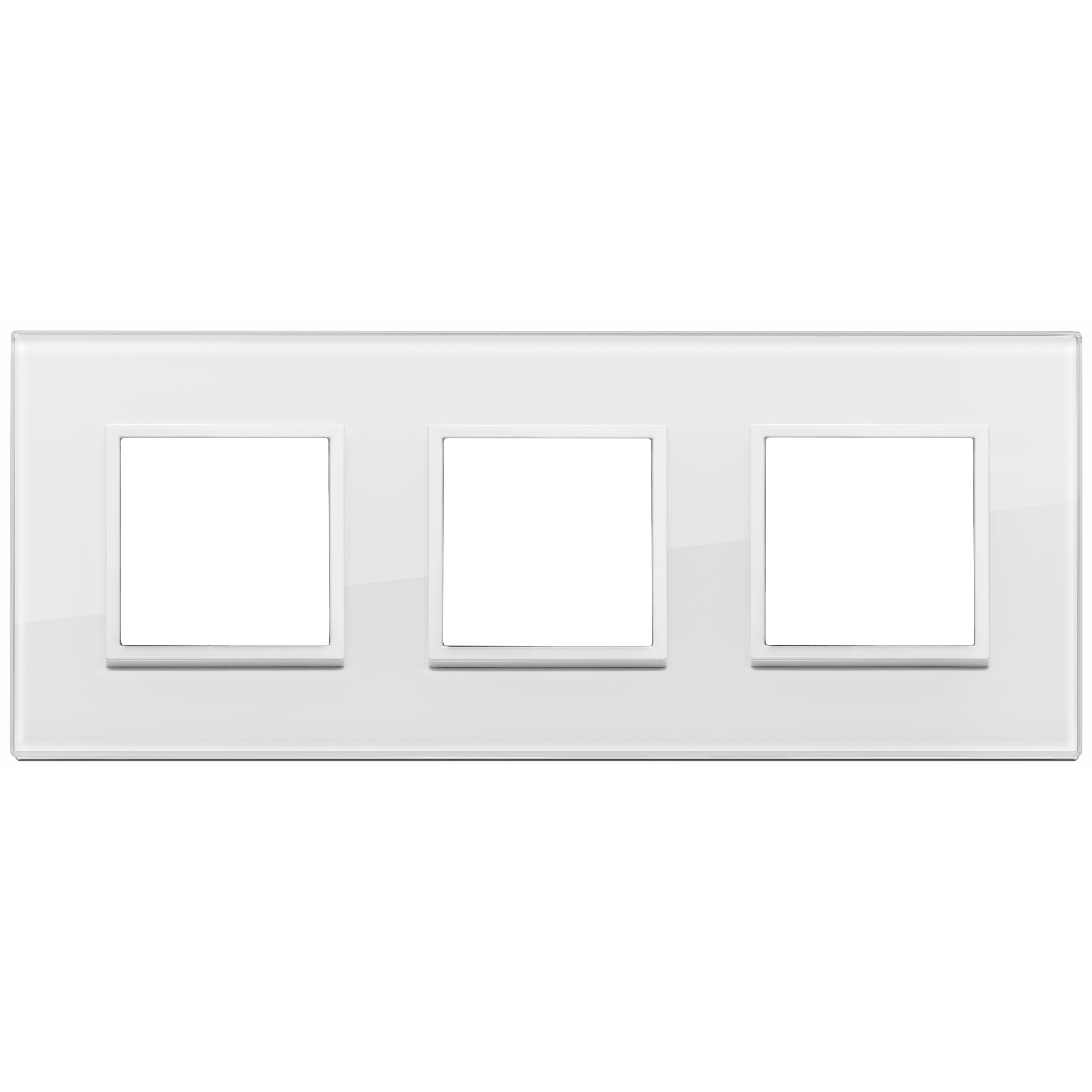 Vimar Eikon EVO 6-Module Cover Plate, 2+2+2 Layout, 71mm Centers — Quality Boat Parts