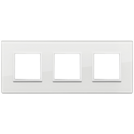 Vimar Eikon EVO 6-Module Cover Plate, 2+2+2 Layout, 71mm Centers — Quality Boat Parts