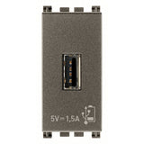 Vimar Arké USB Charging Outlet, 120-240V AC, 1 Module — Quality Boat Parts