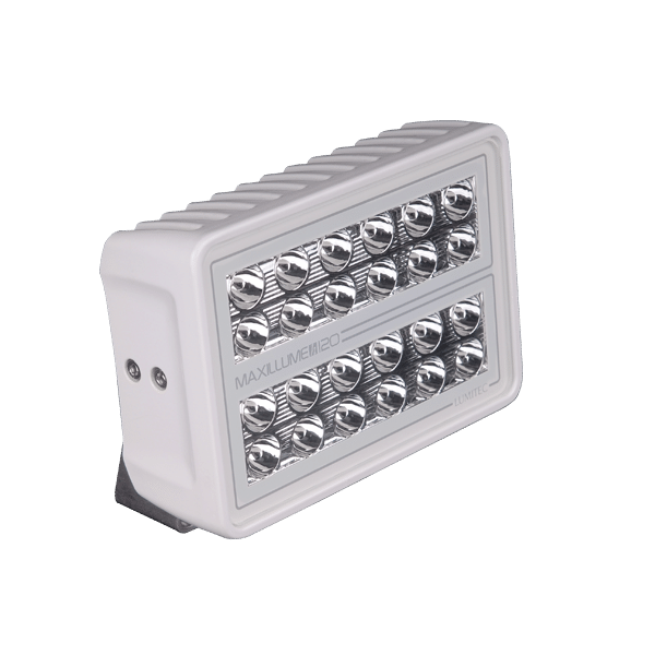 Lumitec Maxillume h120 LED Flood Light, 10-30VDC, IP67, 12,000 lm, White Dimming — Quality Boat Parts
