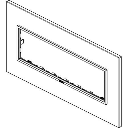 Vimar Eikon EVO 7-Module Cover Plate, Horizontal/Vertical Mount — Quality Boat Parts