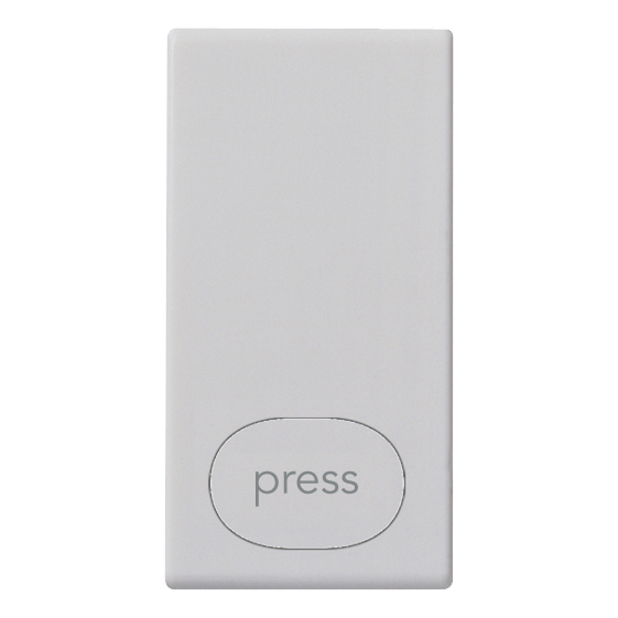 Vimar Plana 1M Interchangeable Button, Single Rocker, IP40, Lightable, Halogen-Free Thermoplastic — Quality Boat Parts