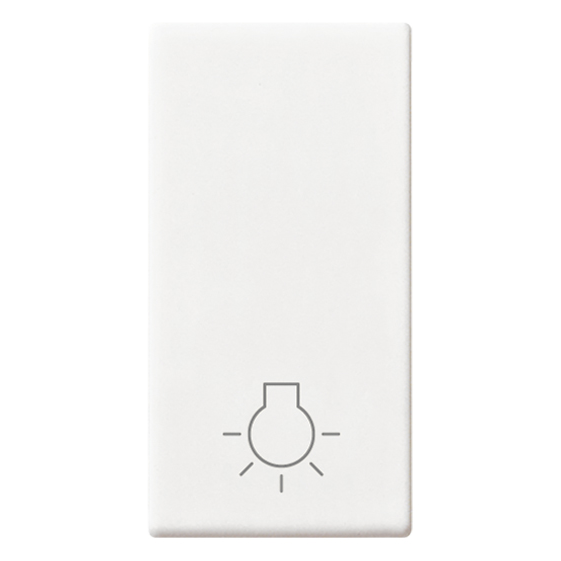 Vimar Plana 1M Interchangeable Button, Single Rocker, IP40, Lightable, Halogen-Free Thermoplastic — Quality Boat Parts