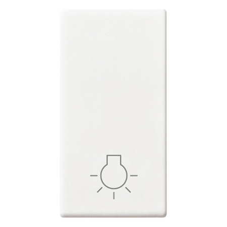 Vimar Plana 1M Interchangeable Button, Single Rocker, IP40, Lightable, Halogen-Free Thermoplastic — Quality Boat Parts