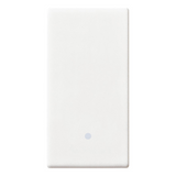 Vimar Plana 1M Interchangeable Button, Single Rocker, IP40, Lightable, Halogen-Free Thermoplastic — Quality Boat Parts