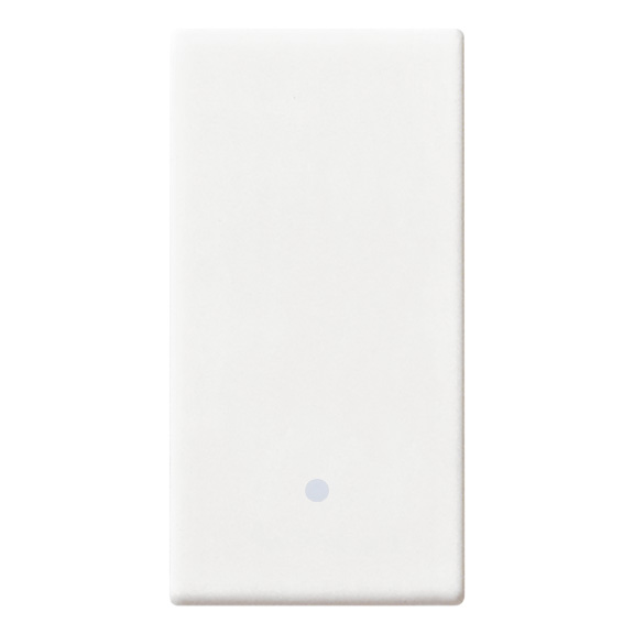 Vimar Plana 1M Interchangeable Button, Single Rocker, IP40, Lightable, Halogen-Free Thermoplastic — Quality Boat Parts