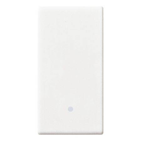 Vimar Plana 1M Interchangeable Button, Single Rocker, IP40, Lightable, Halogen-Free Thermoplastic — Quality Boat Parts