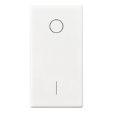 Vimar Plana 1M Interchangeable Button, Single Rocker, IP40, Lightable, Halogen-Free Thermoplastic — Quality Boat Parts