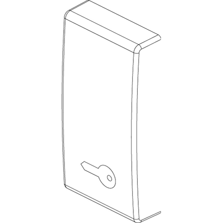Vimar Plana 1M Interchangeable Button, Single Rocker, IP40, Lightable, Halogen-Free Thermoplastic — Quality Boat Parts