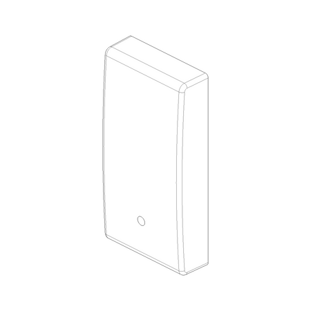 Vimar Plana 1M Interchangeable Button, Single Rocker, IP40, Lightable, Halogen-Free Thermoplastic — Quality Boat Parts