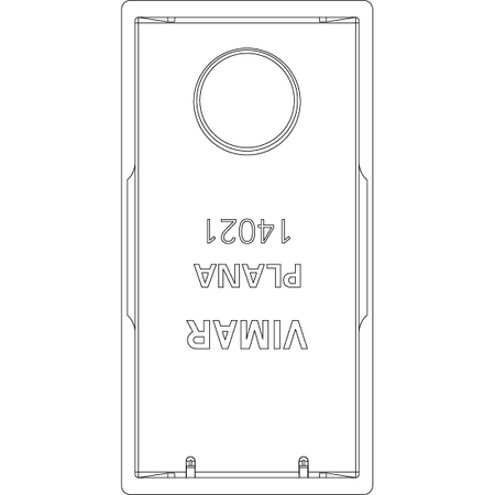 Vimar Plana 1M Interchangeable Button, Single Rocker, IP40, Lightable, Halogen-Free Thermoplastic — Quality Boat Parts