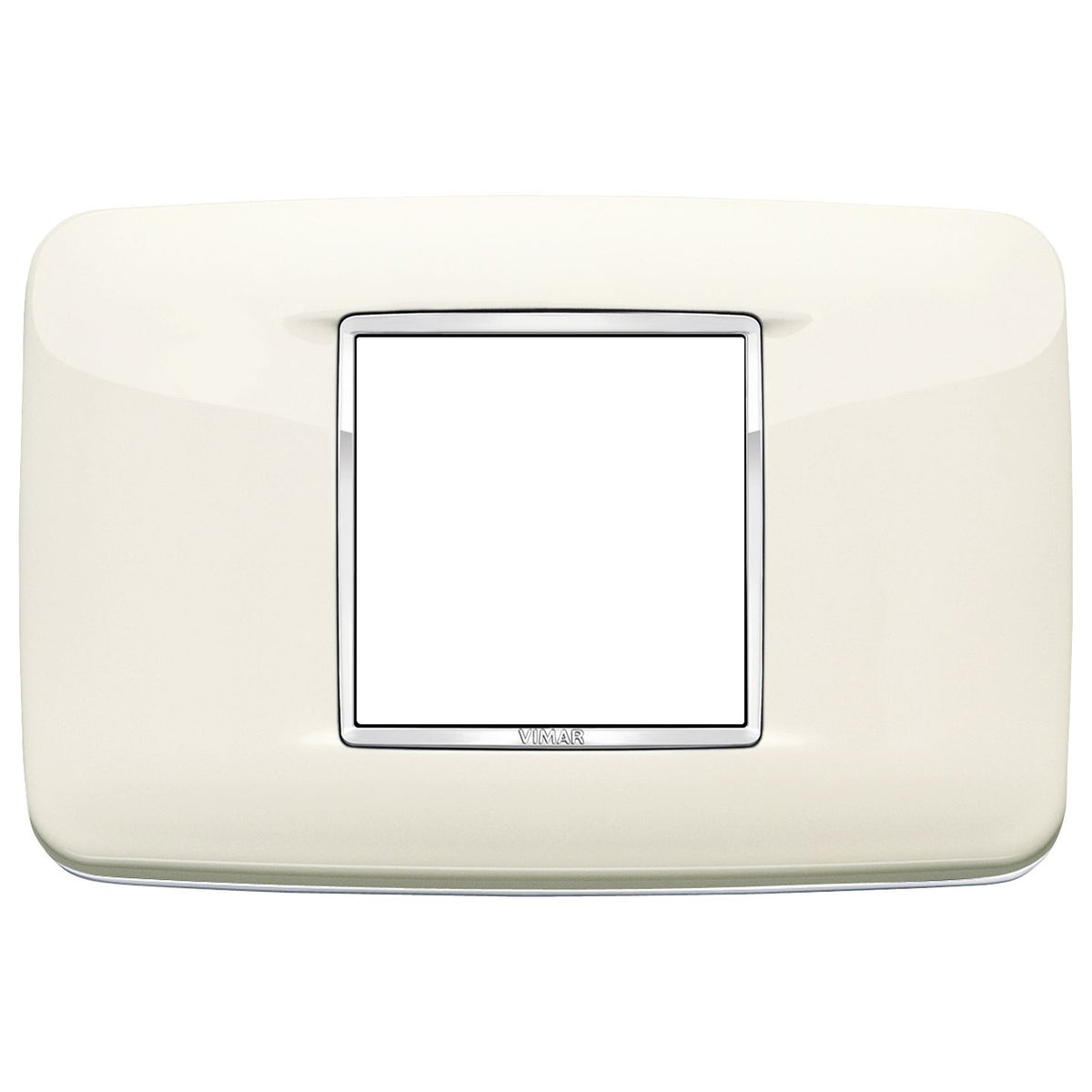 Vimar Eikon Round Cover Plate, 2-Central-Module, 120 x 80 mm — Quality Boat Parts