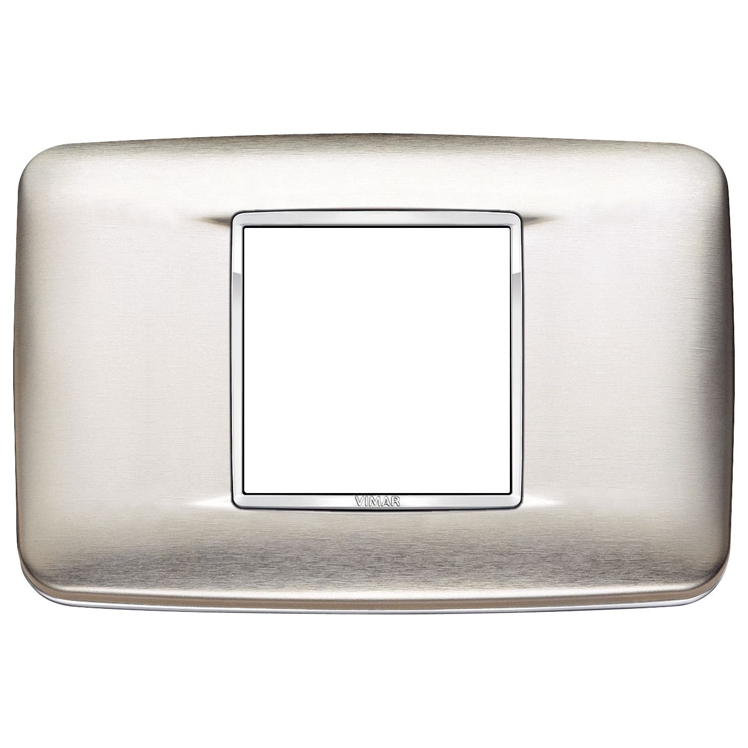 Vimar Eikon Round Cover Plate, 2-Central-Module, 120 x 80 mm — Quality Boat Parts
