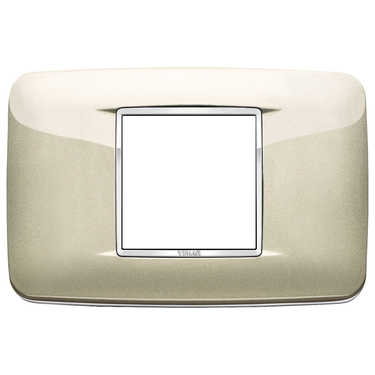 Vimar Eikon Round Cover Plate, 2-Central-Module, 120 x 80 mm — Quality Boat Parts
