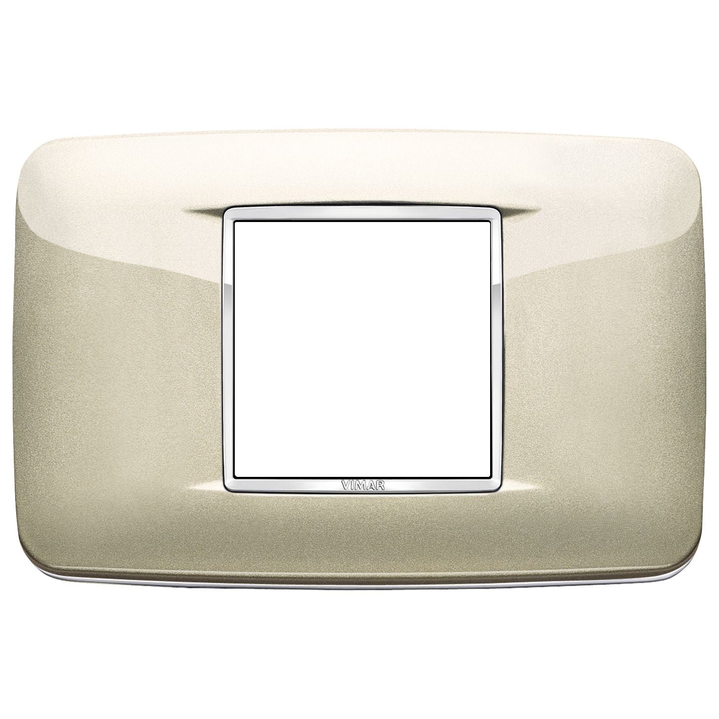 Vimar Eikon Round Cover Plate, 2-Central-Module, 120 x 80 mm — Quality Boat Parts