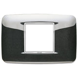 Vimar Eikon Round Cover Plate, 2-Central-Module, 120 x 80 mm — Quality Boat Parts